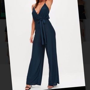 Misguided Navy Jump Suit